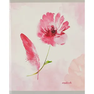 Тетрадь в клетку Listoff, "Акварельный сад", 96 листов, в ассортименте