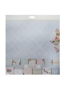 ХОББИ И ТЫ Набор бумаги для скрапбукинга 30,5*30,5см 190 гр/м Бабочки, 13 листов