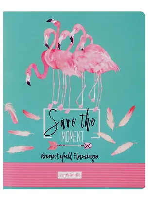 Тетрадь в линейку BG, "Фламинго", 96 листов, в ассортименте 246167