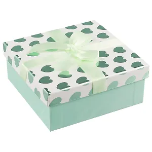 Подарочная коробка «Мятные сердечки», 15 х 15 см