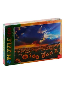 Пазл HATBER 500 эл. 460х340мм.Подсолнухи