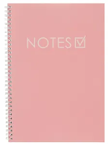 Тетрадь в клетку Listoff, "New day. Розовый", А4, 80 листов