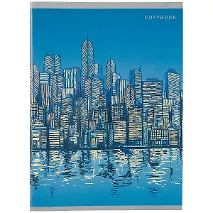 Тетрадь в клетку Unnika, "Город. Блики и отражения", А4, 96 листов