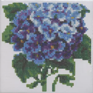 Алмазная мозаика на подрамнике Цветы (TZ-13510P) (20х20см) (частичн. выкл.) (упаковка) (Tukzar) 2796247