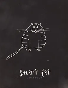 Тетрадь 48л кл. "Умный кот (Smart cat)" офсет, твин-лак, ассорти, Unnika