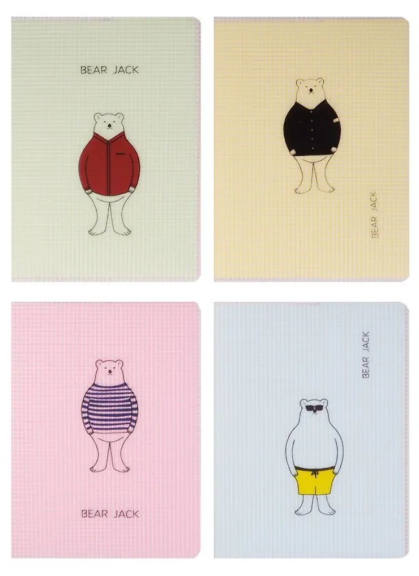 Записная книжка «Bear Jack» А6+, 128 листов, Asac 243321 — 8