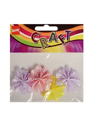 Набор для творчества Декор пришивной цветочки 4шт 2536862