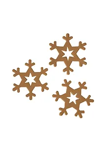 Вырубка из картона Снежинки № 2 (VK19) (3шт) (упаковка)