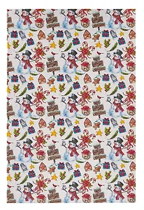 Коробка подарочная  "Снеговичок" 28.5*18.5*12см, Новый год, картон