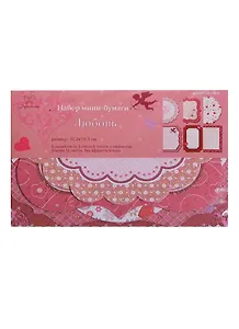 Набор мини-бумаги для скрапбукинга Любовь (SPCS-1804) (36шт) (10,2х15,3см) (Рукоделие) (упаковка)