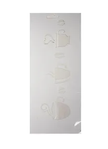 Трафарет Бордюр Кофе (Сонет) (13746564) (10х25) (пластик) (упаковка) (завод художественных красок)