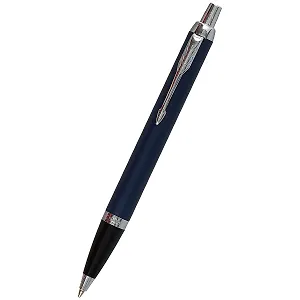 Ручка шариковая Parker, IM Matte Blue CT, подарочная синяя