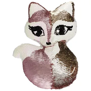 Подушка с пайетками Лиса (текстиль) (36см) 2690612