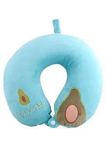 Подушка на шею с кнопкой «Авокадо», (30х30 см)