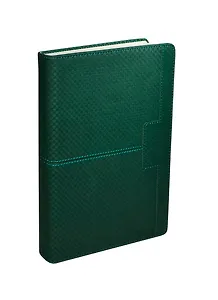 Ежедневник недат. А5 168л "НЕАПОЛЬ" зеленый, иск.кожа, тв.переплет, прострочка, тон.блок, ляссе, InФОРМАТ