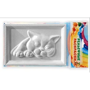 Рельефная раскраска Кот (12х18) 2253389