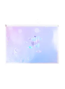 Папка на молнии А4 "Space" с расширением, ассорти