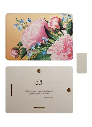 Плакетка Пион (1PF_001) (18х12) 2508321