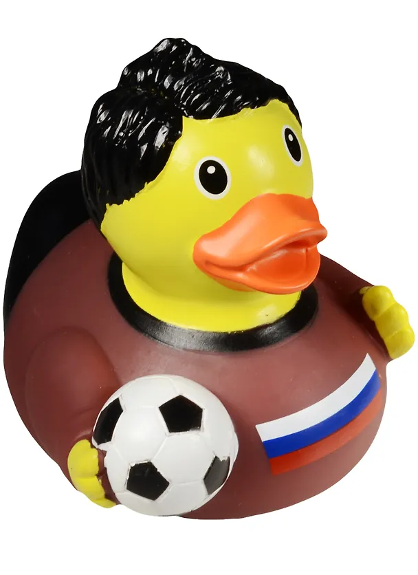 Игрушка для ванной, уточка резиновая FUNNY DUCKS "Уточка российский футболист" (1916) 2563501 — 1