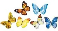 Наклейки для дома, Декоретто, Полевые бабочки