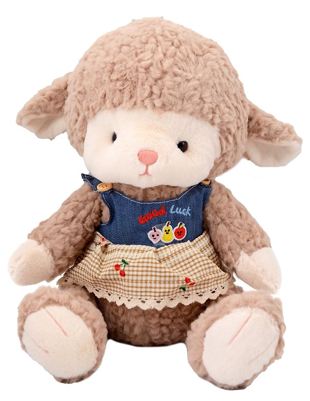 Мягкая игрушка Овечка в сарафане (30см) (12-2026G32-10) 3163414 — 1