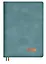 Еженедельник дат. 2026г. А5+ 80л "Нубук" бирюзовый, кожзам, мягк. переплет, тисн. фольгой, офсет, справ.мат-лы, закругл.углы, 2 ляссе, инд.уп — 3116571 — 1
