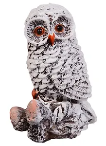 Сувенир Фигурка Сова полярная 8см, полистоун