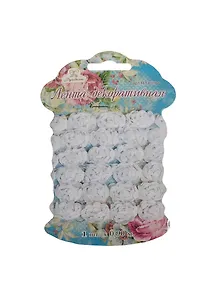 Лента декоративная для скрапбукинга (R1409W) (1шт х 0,9м) (Рукоделие) (упаковка)