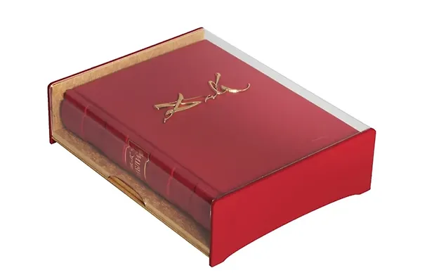 Книга Библия с илл.С.Дали (№ 395 бриллиант хризопраз лазурит сапфир) () — 2