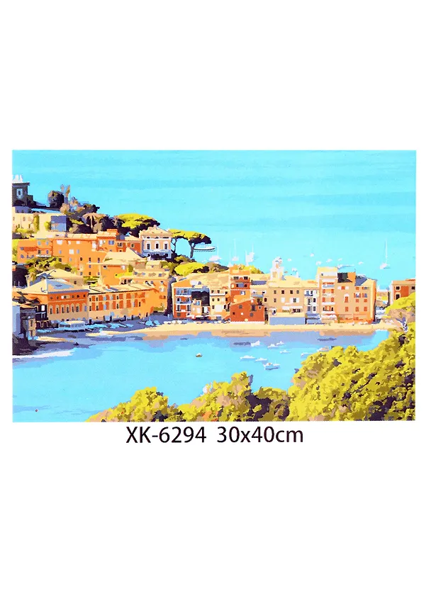 Холст с красками по номерам "Бесконечные воды Италии", 30 х 40 см 2978769 — 3