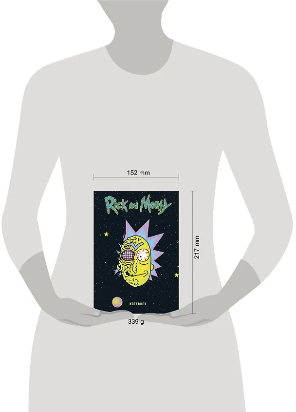 Рик и Морти. Блокнот. Рик в космосе (А5, 72 л., контентный блок, со стикерами) 2824923 — 3