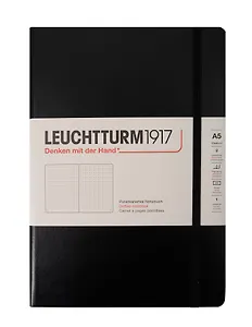 Книга для записей A5 125л тчк. "Classic" тв.обл., черный, Leuchtturm1917