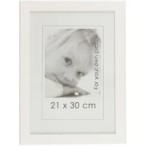 Фоторамка «TrendLine White», белая, 21 х 30 см