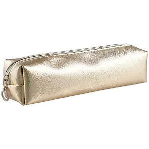 Пенал-косметичка «Металлик жёлтый», 20 х 5 см