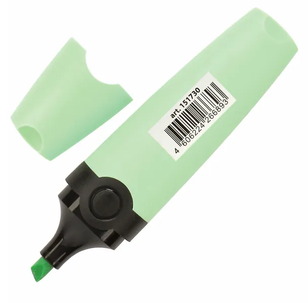 Текстовыделитель Brauberg, Delta Pastel, мятный 1-5 мм 2937343 — 2