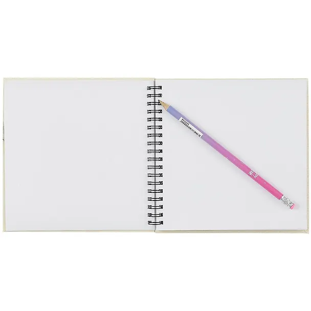 Скетчбук 165*165 50л "SKETCHBOOK. Взгляд" белый офсет, нелинованн., 100г/м2, тв.обложка, евроспираль 260560 — 2