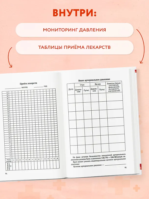 Дневник артериального давления (большой формат) 3093338 — 5
