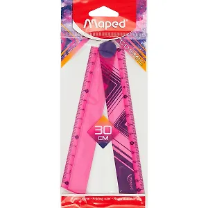 Линейка 30см складывающаяся "Cosmic", инд.уп., подвес, MAPED