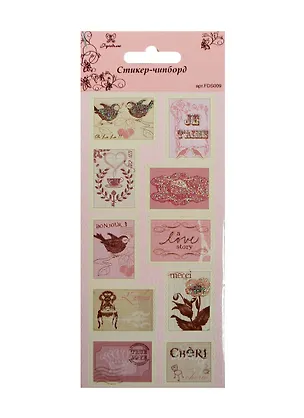 Чипборд (стикер) (FDS009) (Рукоделие) (упаковка) 2436854