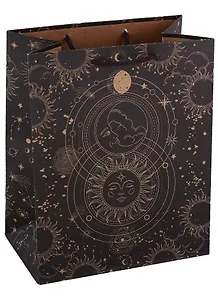 Пакет А5 23*18*10 "Sun and moon" нейтр., крафт