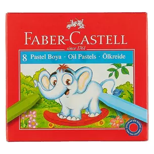 Пастель масляная Faber-Castell, 8 цветов — 233166 — 1