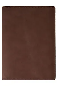 Книга для записей без линовки "Portfolio", коричневая, А5, 112 листов