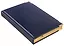 Ежедневник дат. 2026г. А5 176л "Status" темно-синий, 7Б, тв.переплет, иск.кожа, обл.поролон, мет.уголки, тонир.блок, цв.торец, ляссе, инд.уп — 3114872 — 2