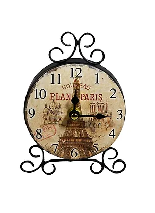 Часы настольные МДФ Эйфелева Башня (10,5х15х4,5) (35836) 2434175