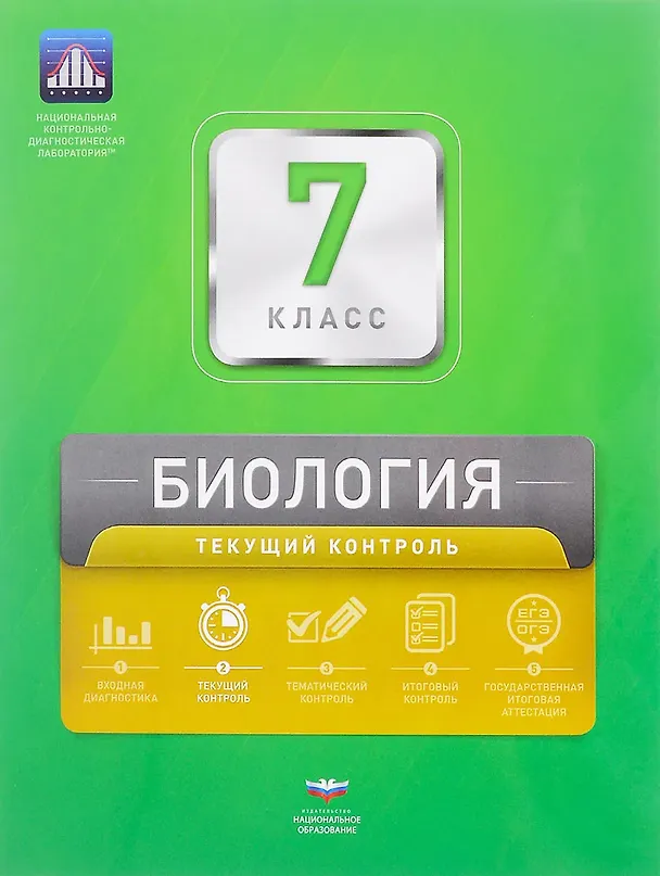 Книга Биология. 7 класс. Текущий контроль () — 1