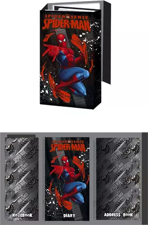 Органайзер детский трехблочный 95*160 "Spider-man" инд.уп., Disney — 227306 — 1