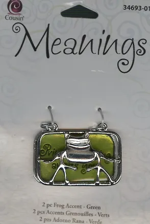 Подвески декоративные (34693-012) (35мм х 22мм) (2 шт.) (упаковка) 2368205