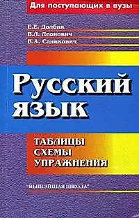 Русский язык: таблицы, схемы, упражнения. Для абитуриентов — 2196015 — 1