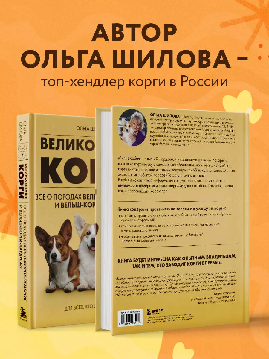 Великолепные корги. Все о породах вельш-корги-пемброк и  вельш-корги-кардиган (Ольга Шилова) - купить книгу с доставкой в  интернет-магазине «Читай-город». ISBN: 978-5-699-92645-9