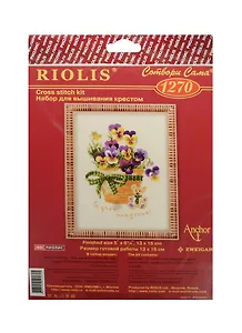 Набор для вышивания крестом Риолис С днем рождения (1270) (641669) (13х16см) (упаковка)